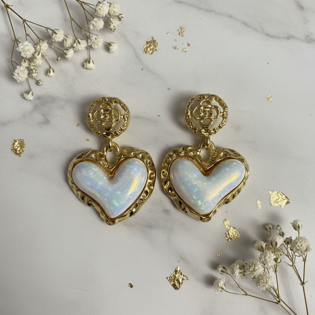 Opal Heart Drop - Product 1