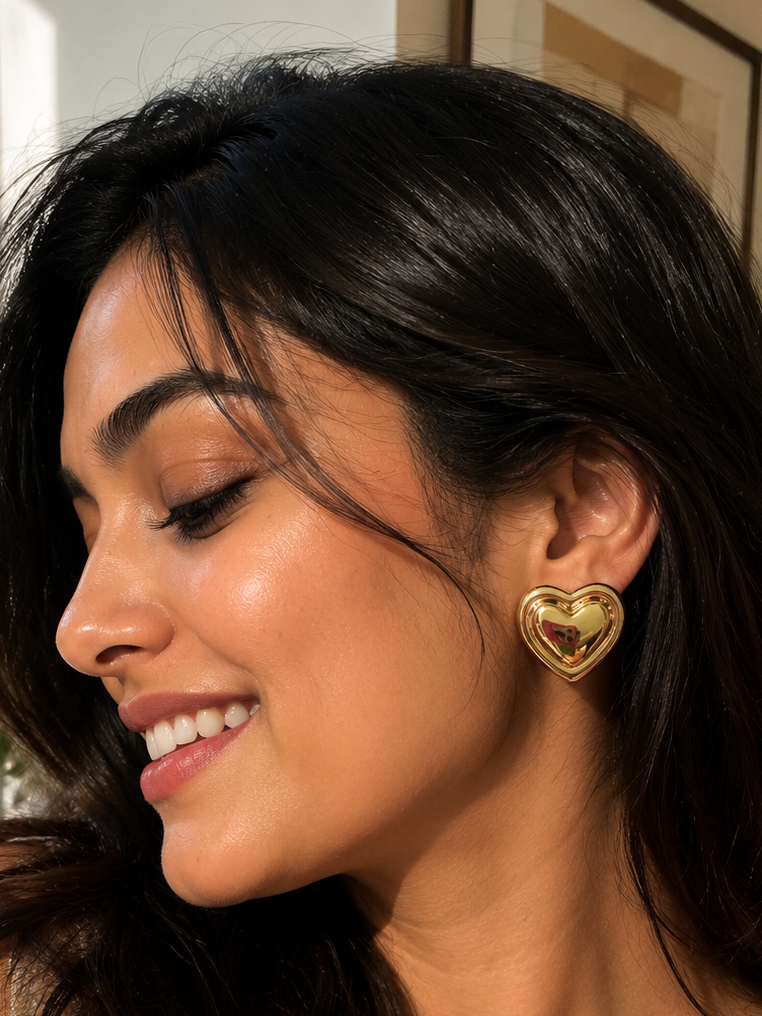 A lot like love gold studs