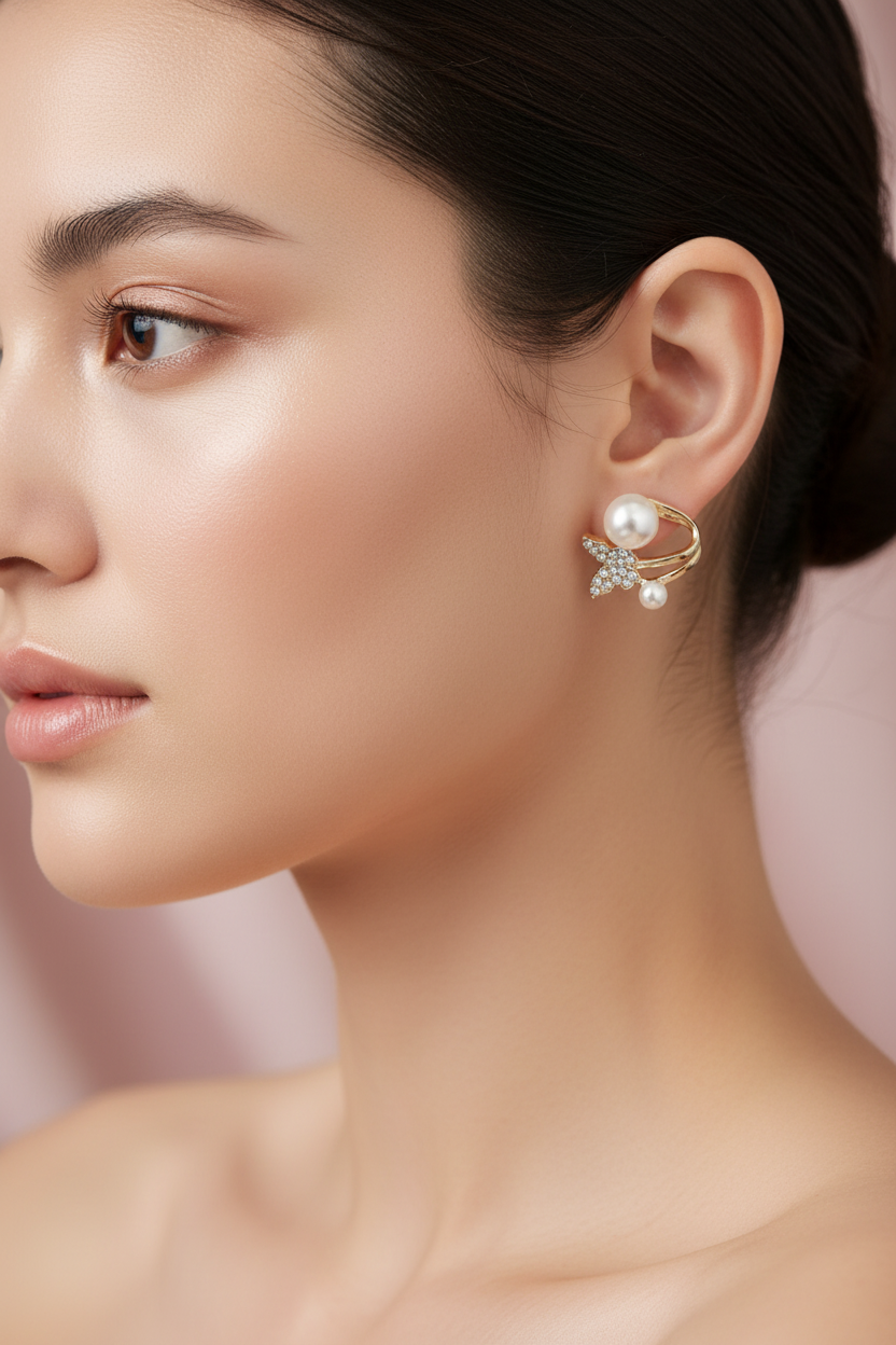 2- way butterfly effect studs