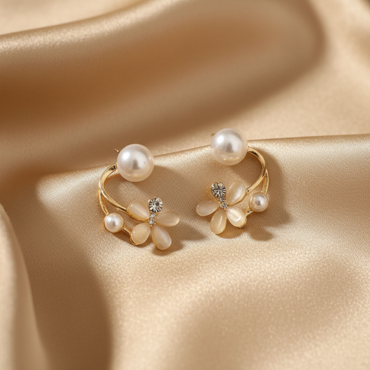 2- way Karen flower studs