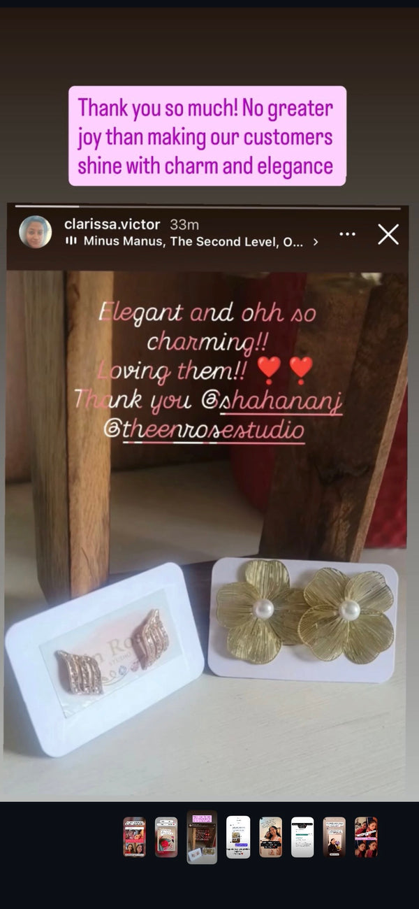 "Elegant and oh so charming, loving them!!" - Clarissa V,  Pune