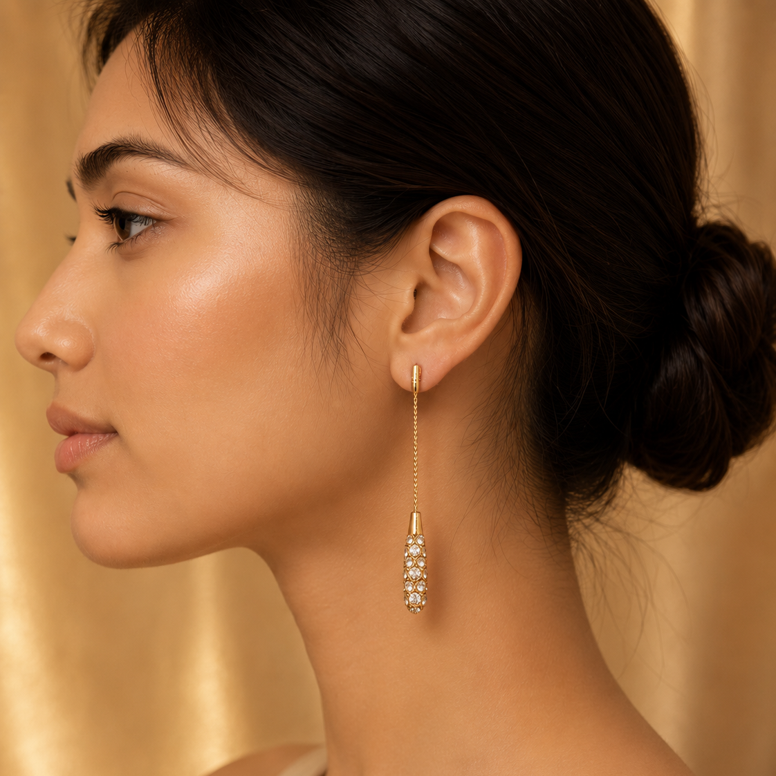 Rosalie Crystal Thread Drops