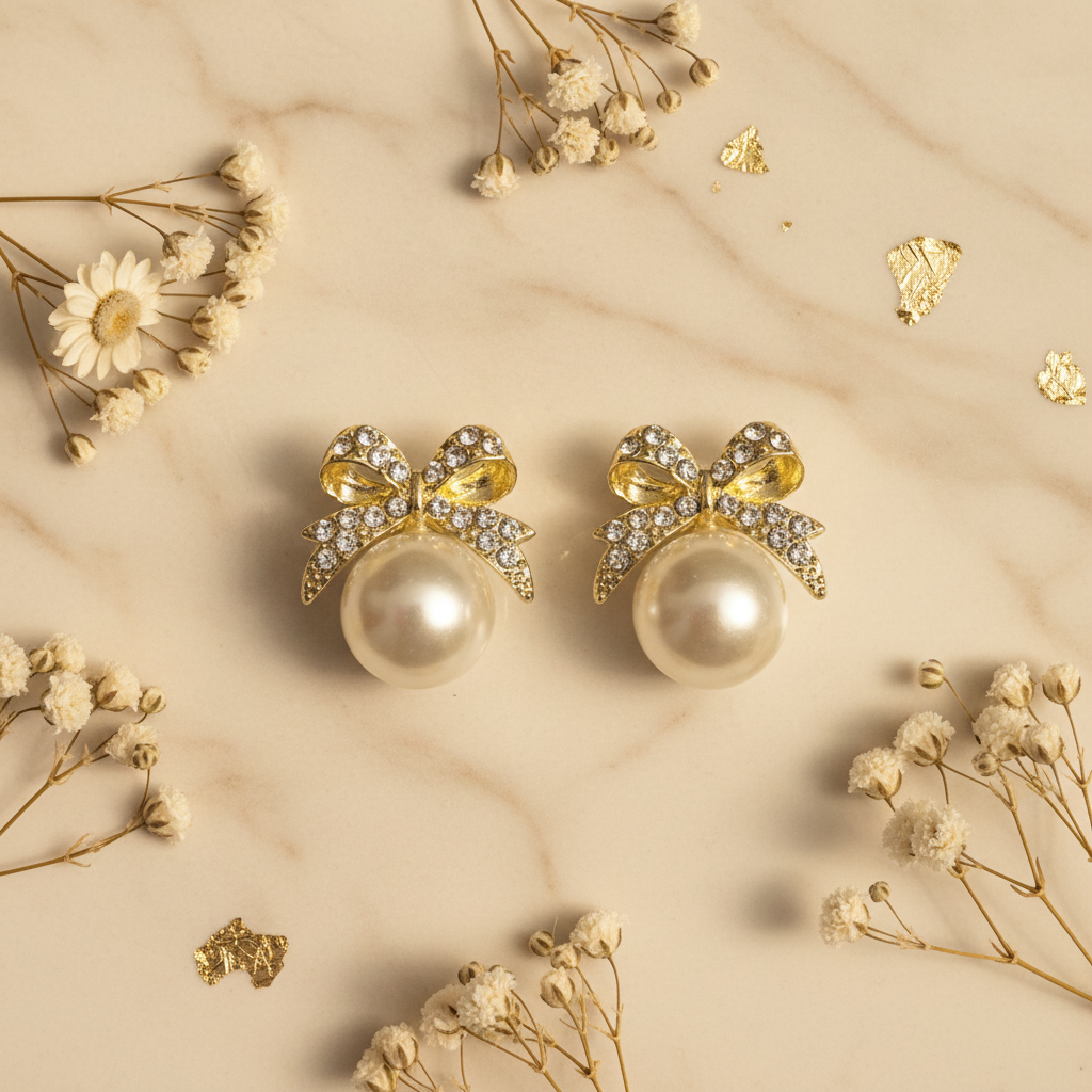 Crystal Bow Pearl - Product 1