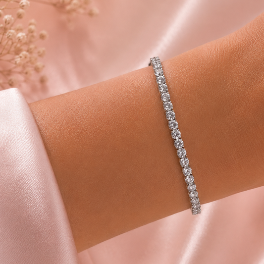 Diva Bracelet (Silver tone)