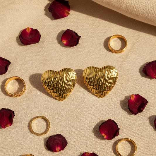 Engraved Gold Heart - Product 1