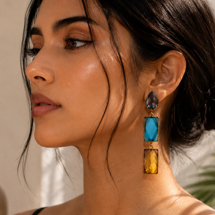 Azurine Prism Danglers