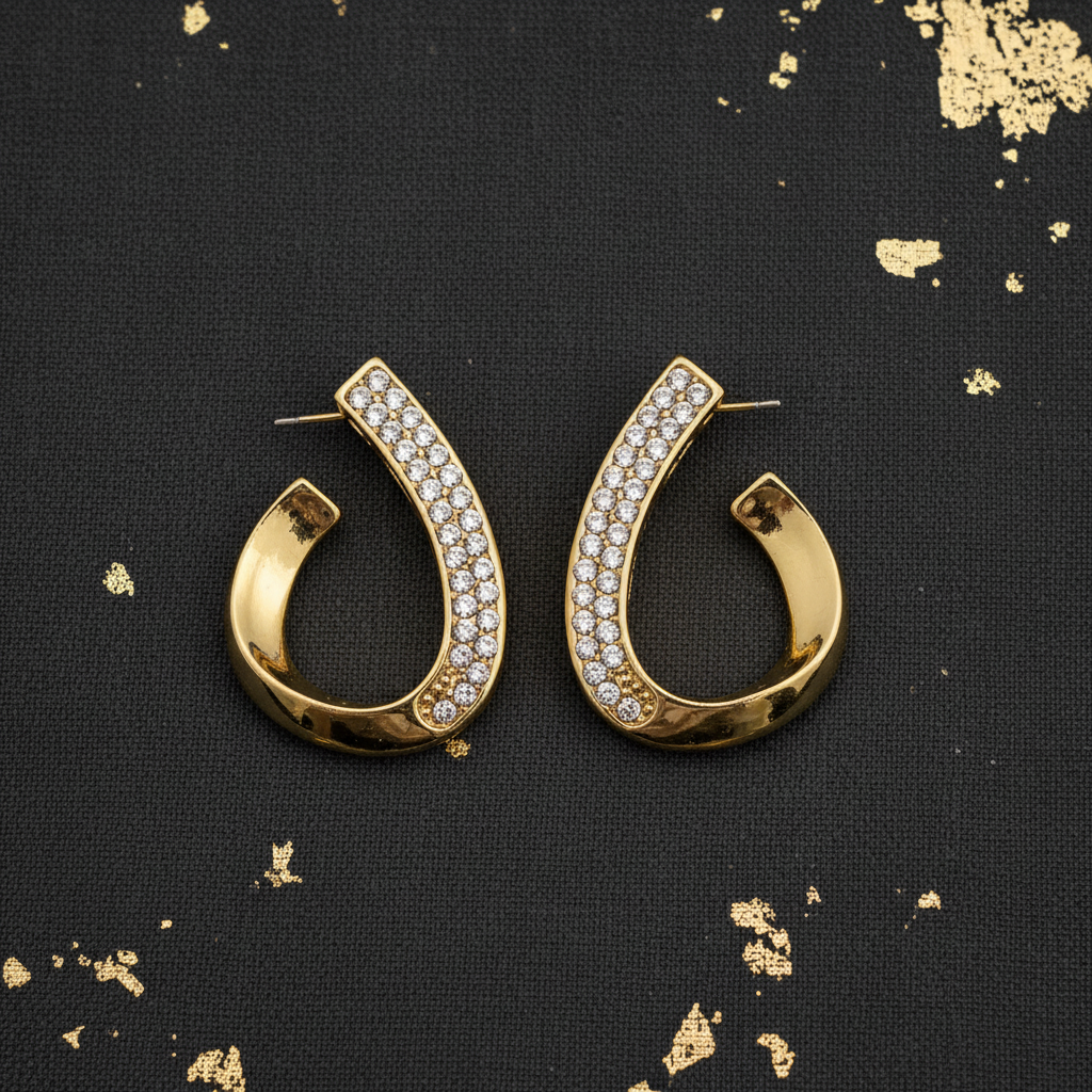Gold Crystal Horseshoe - Product 2