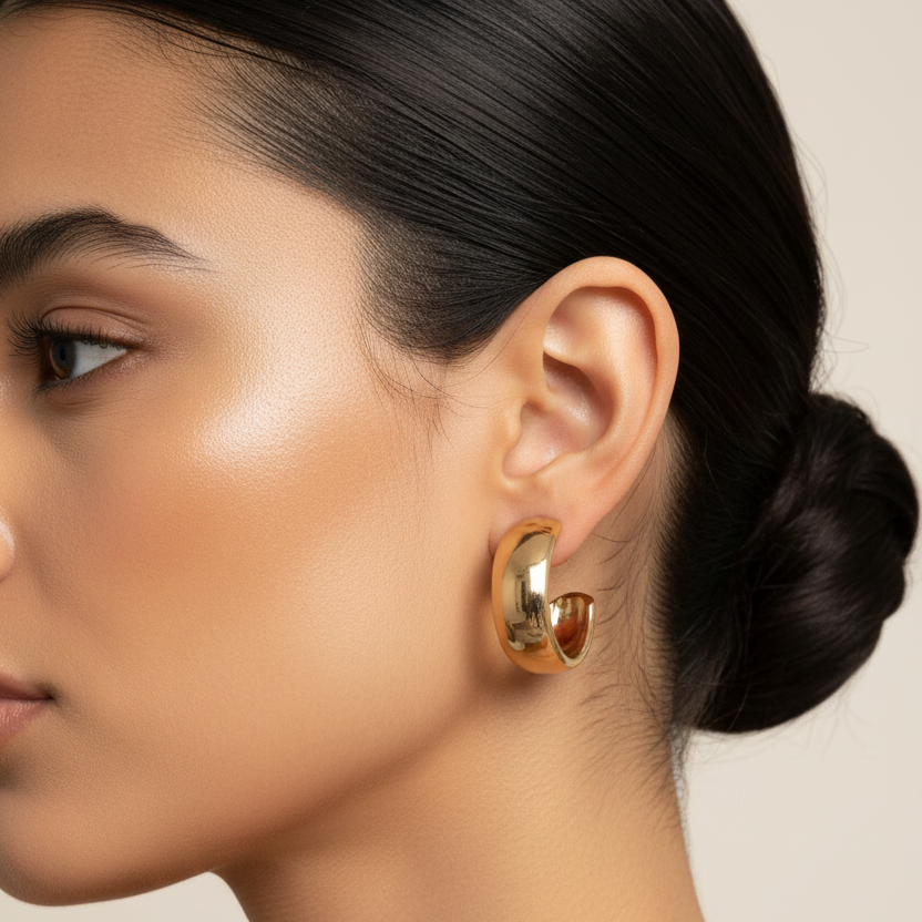 Gold Dome Hoops - Model 1