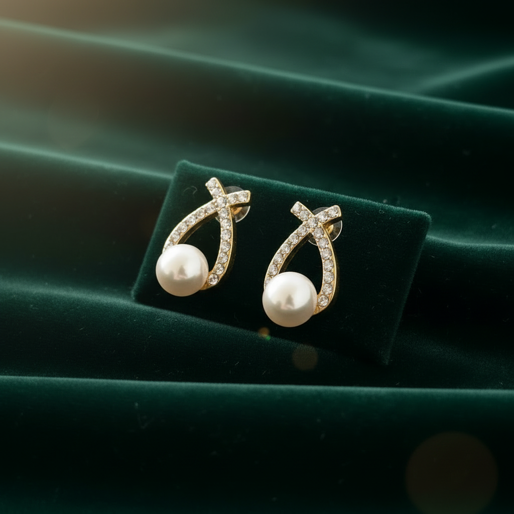 Saralina criss- cross earrings