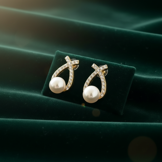 Saralina criss- cross earrings