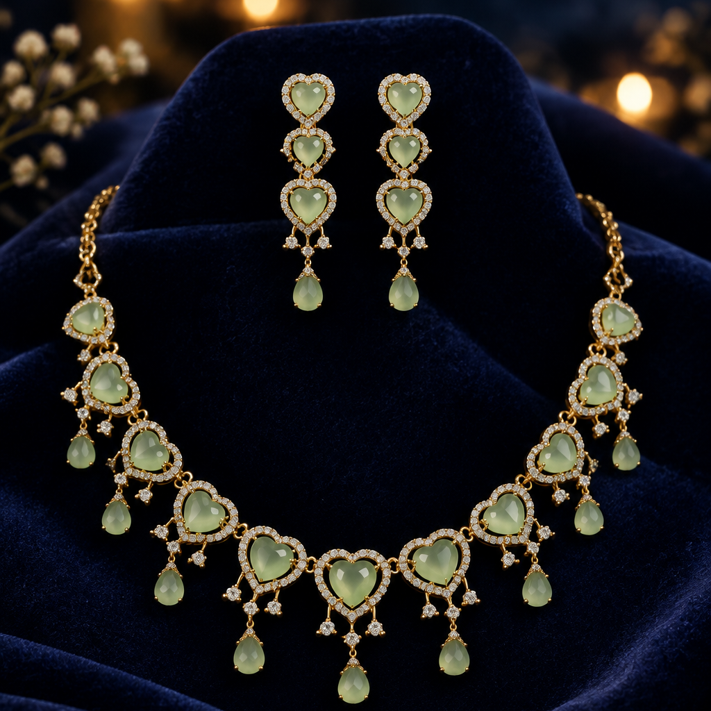 Nighttime jewelry still-life image