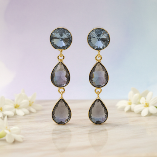 Periwinkle Drop Earrings - Product 2