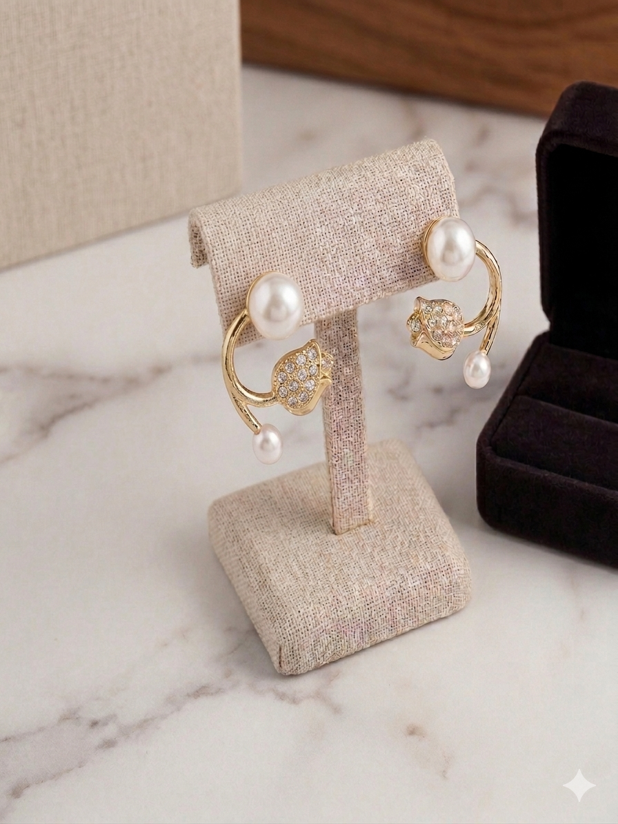 2-way Tulip tales studs