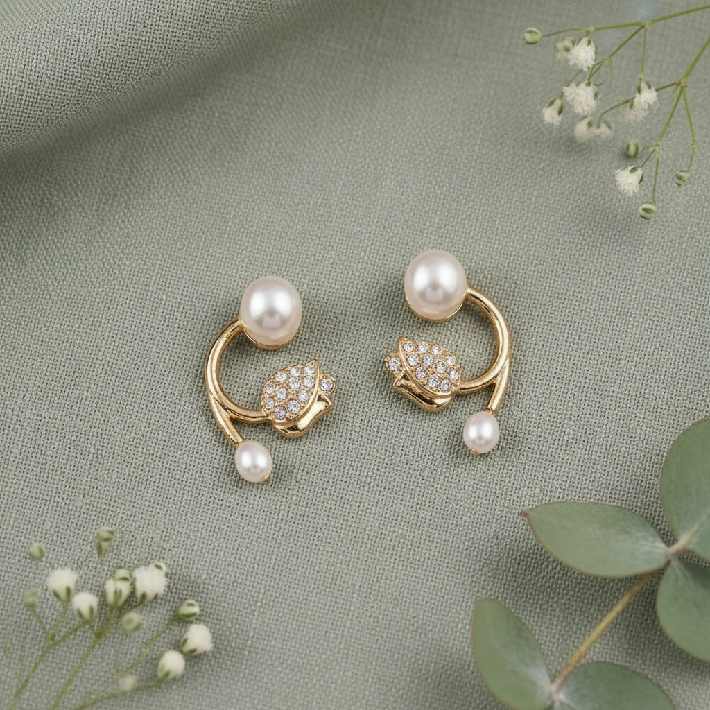 2-way Tulip tales studs